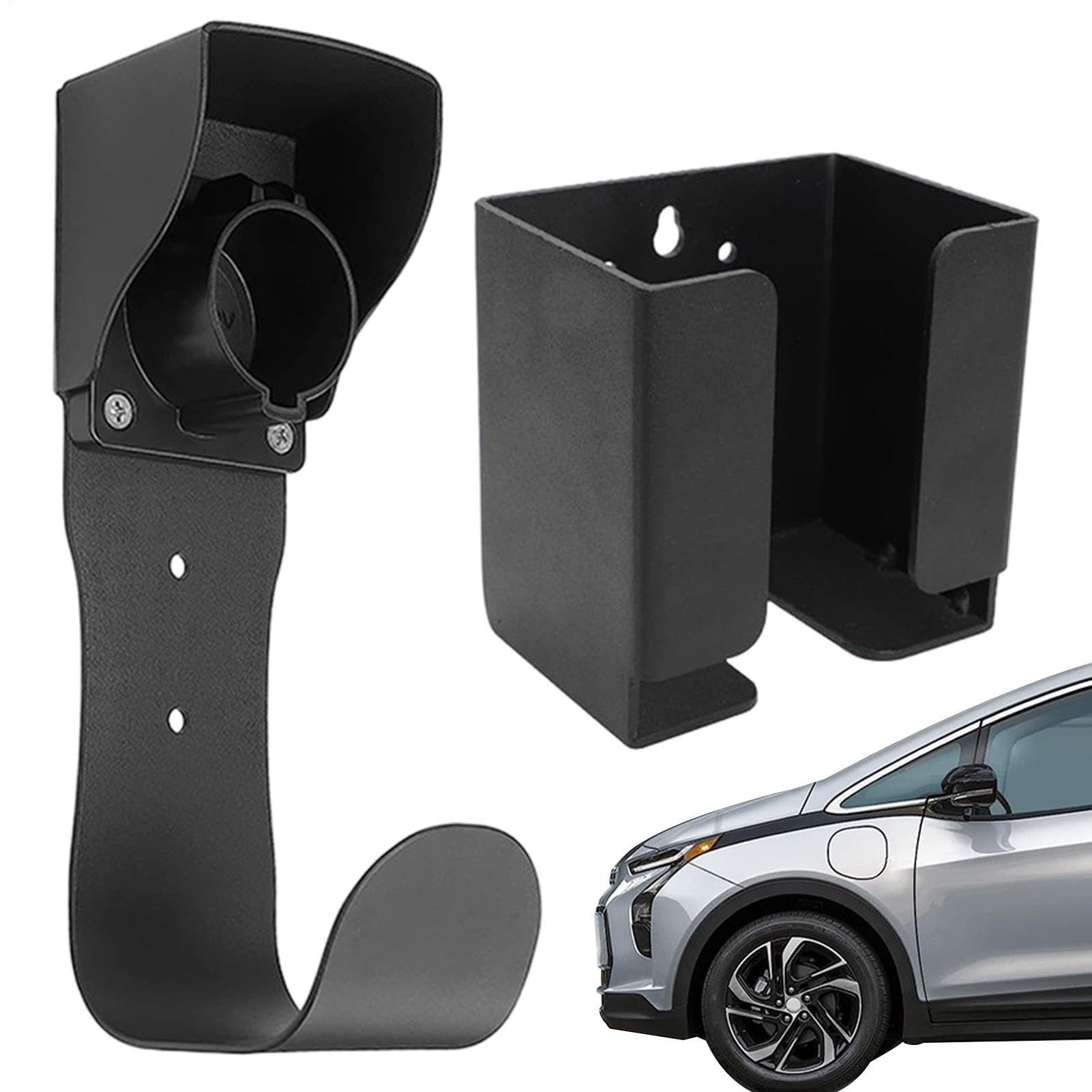 Halterung für Elektroautos - Halterung für EV-Ladegerät, wasserdichte EV | Ladegeräte | Dock Kombination mit J-Haken für Wandmontage J1772,