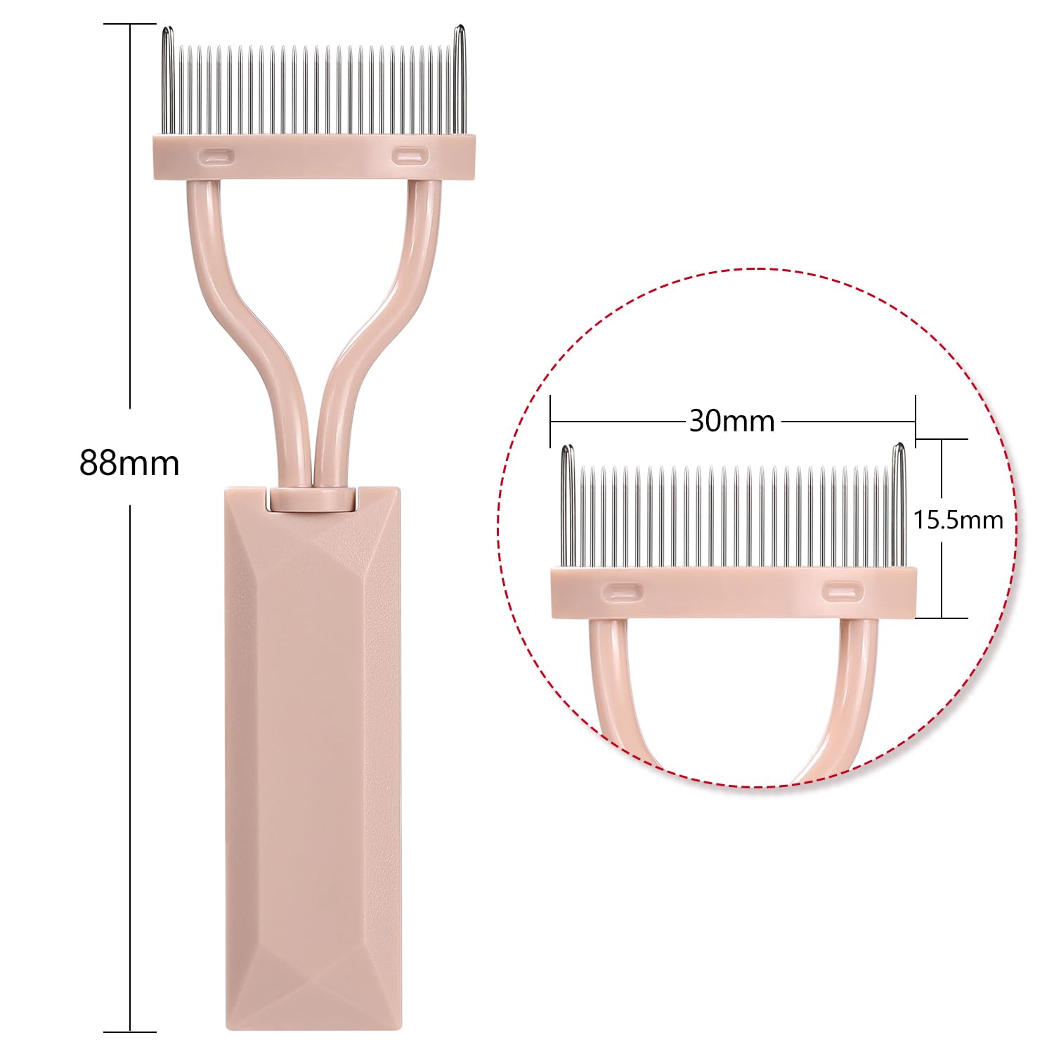 Yrarbil Eyelash Comb Separator, Arc Designed Lash