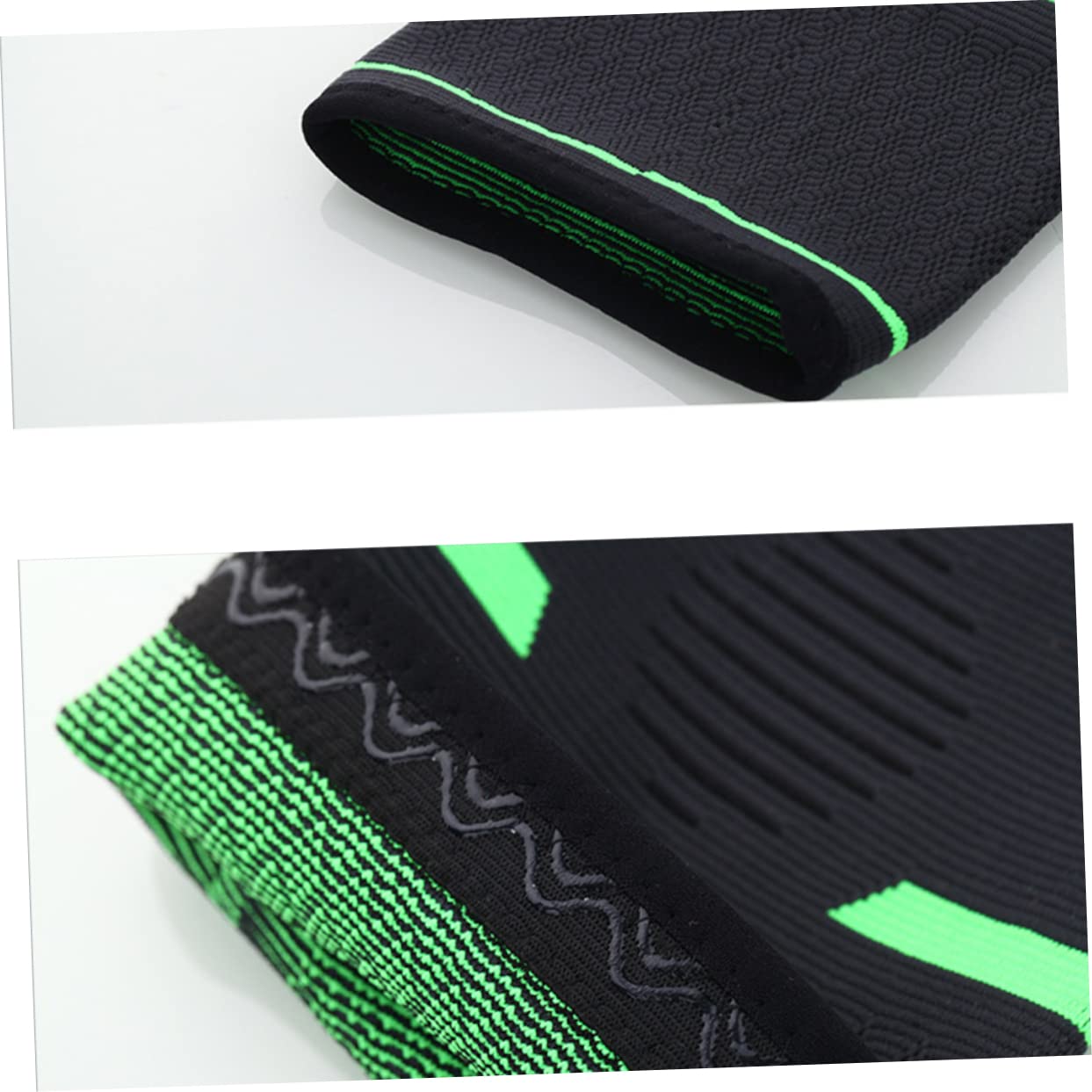 Mobestech 3pcs Lightweight Sports Knee Sleeve Joint Support for Running Jogging Walking Workout Comfortable Anatomically Shaped Design for Injury Prevention Recovery Unisex Light Green