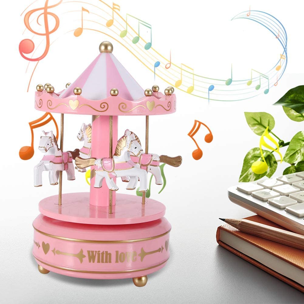 Amazon.co.jp: オルゴール、メリーゴーランド オルゴール、回転