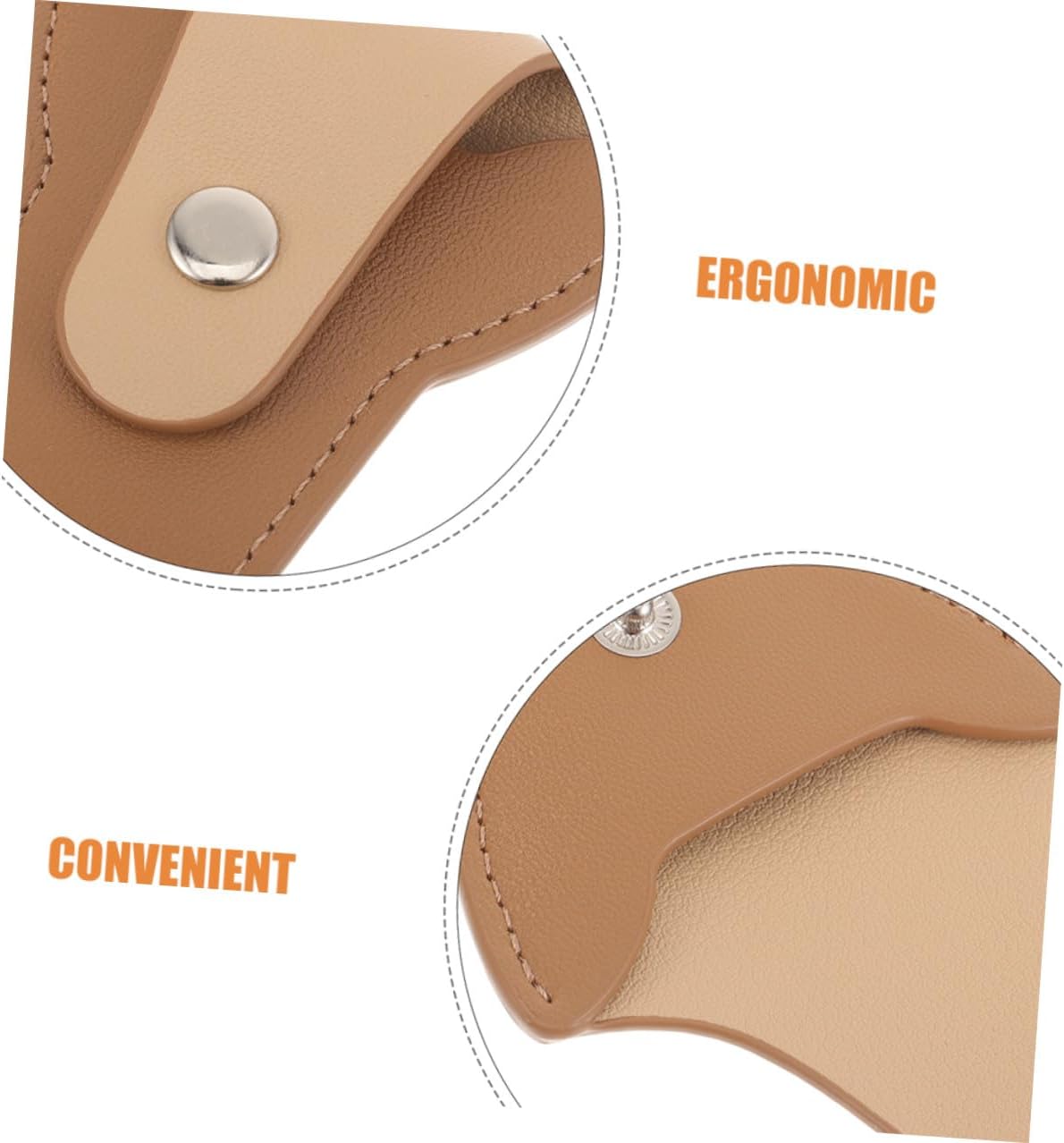 Zerodeko Cuticle Nipper and Nail Scissor Protective Case 2pcs Pu Storage Bag for Manicure and Pedicure Grooming Tools Nail Trimmer Protector