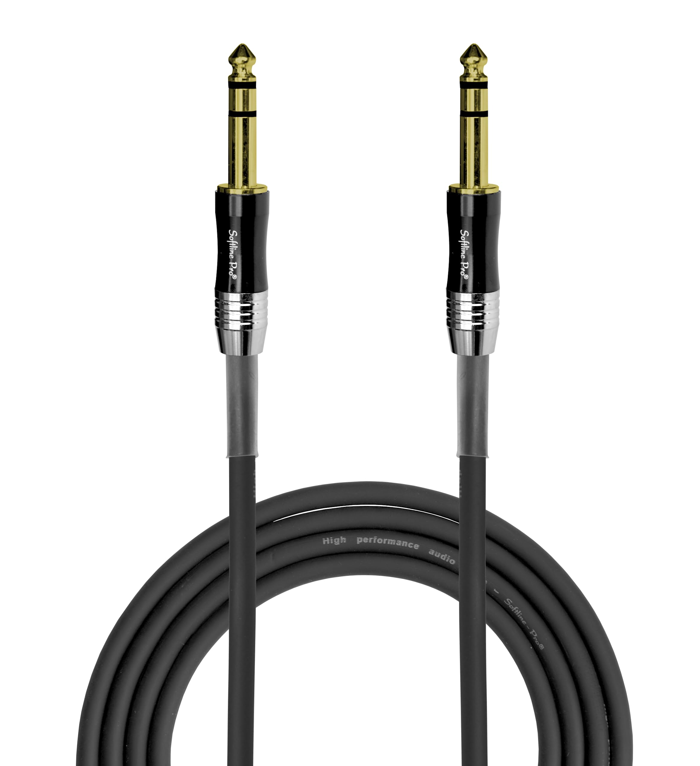 Softline Pro SPSS 150 Golden 6.35MM TRS Jack to Golden 6.35MM TRS Jack 1.5 Meter Cable (B09JN24VG8) Amazon Price History, Amazon Price Tracker