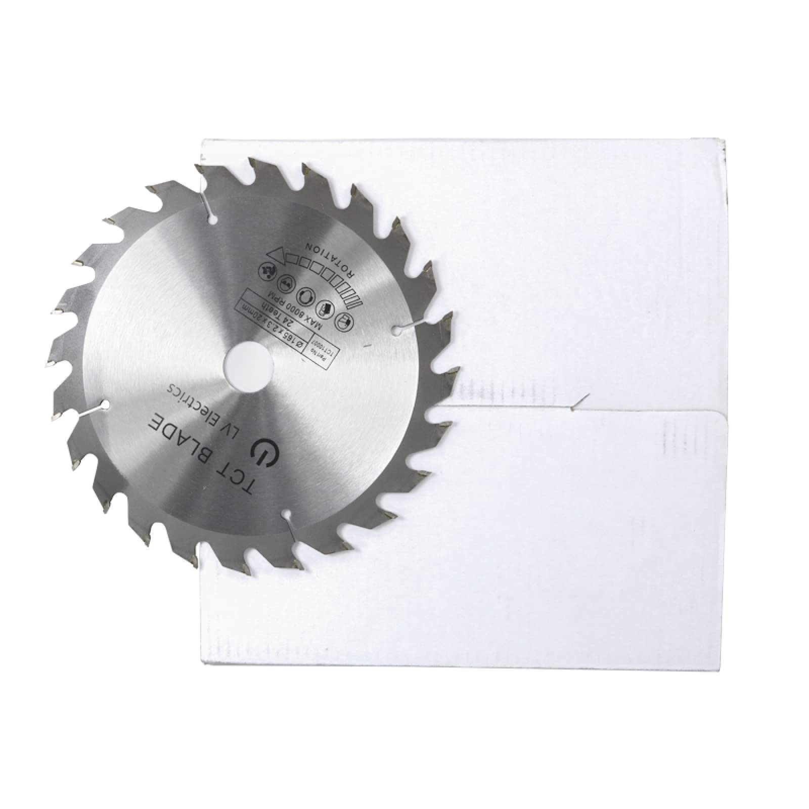 Piła tarczowa, 1 szt. Średnica 160 165 185mm TCT brzeszczot tarczowy do drewna plastikowe akrylowe brzeszczoty do obróbki drewna 24T 48 60T 80T tarcza tnąca, 165x20x40T(160x20x80T)