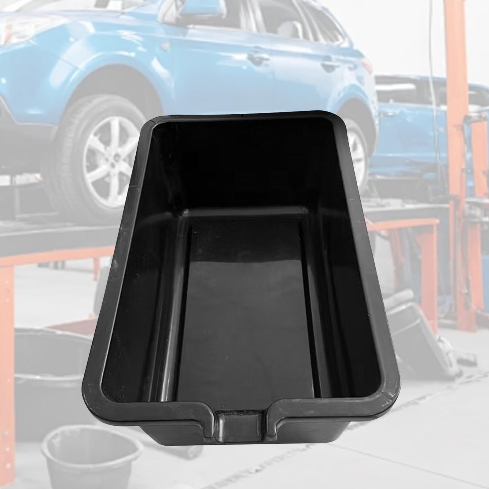 Milageto Vasca di raccolta dell'olio esausto per auto, 6 litri, contenitore versatile per manutenzione leggera per garage e auto