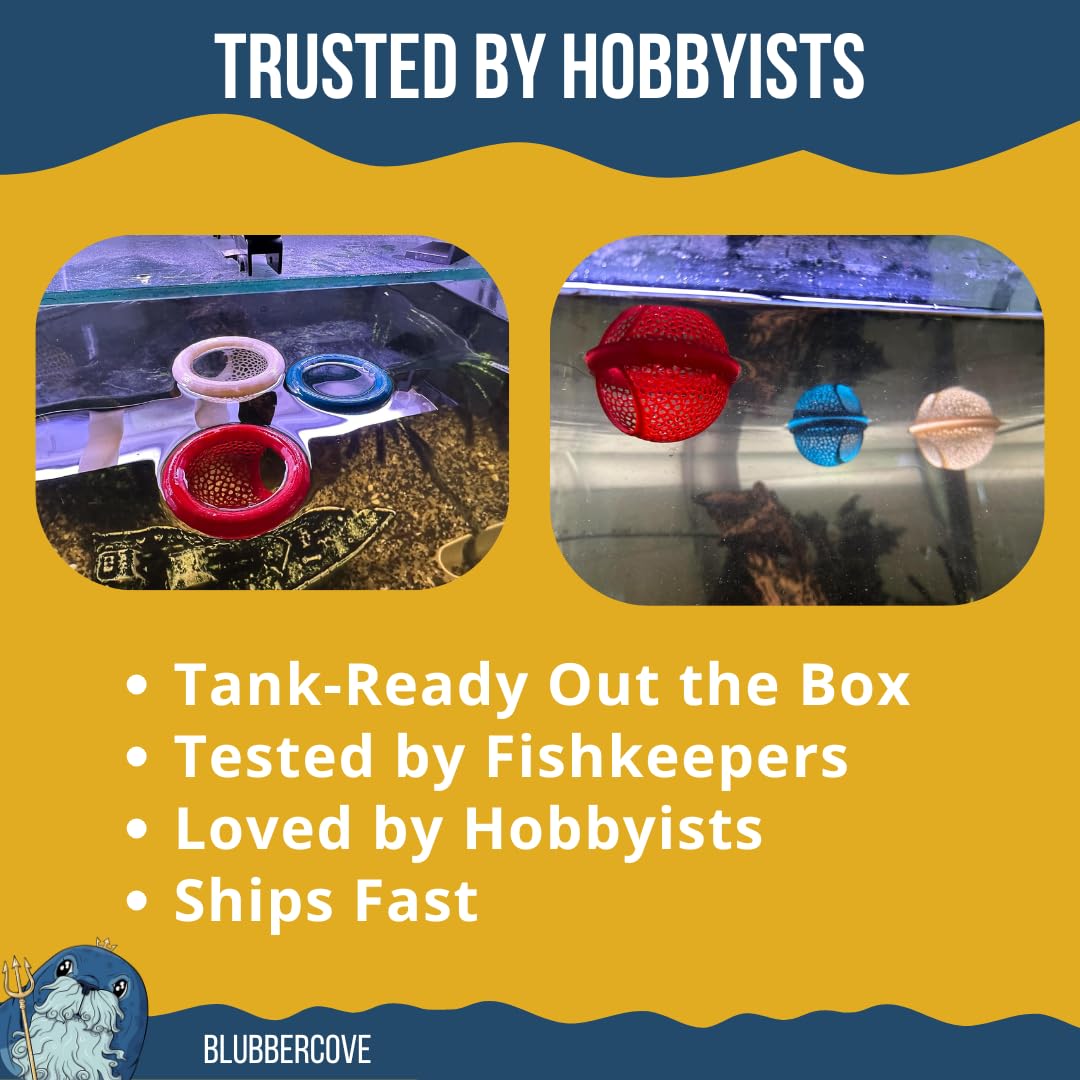 BlubberCove Floating Aquarium Hide, Safe Cave Ornament Decoration for Betta Cory - Image 2