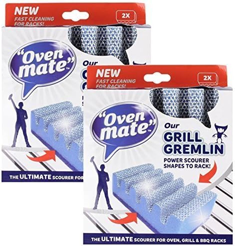 Original Cooker Hob BBQ Grill Gremlin Sponge Scourer (Pack of 4) by Oven Mate