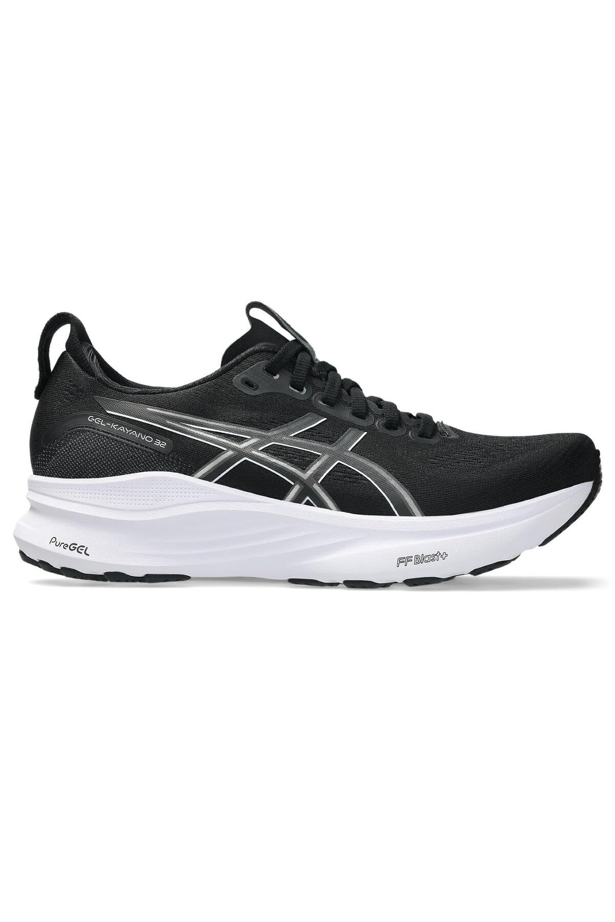 ASICS Womens Gel-Kayano 32 Sneaker, Black White, 8.5 UK