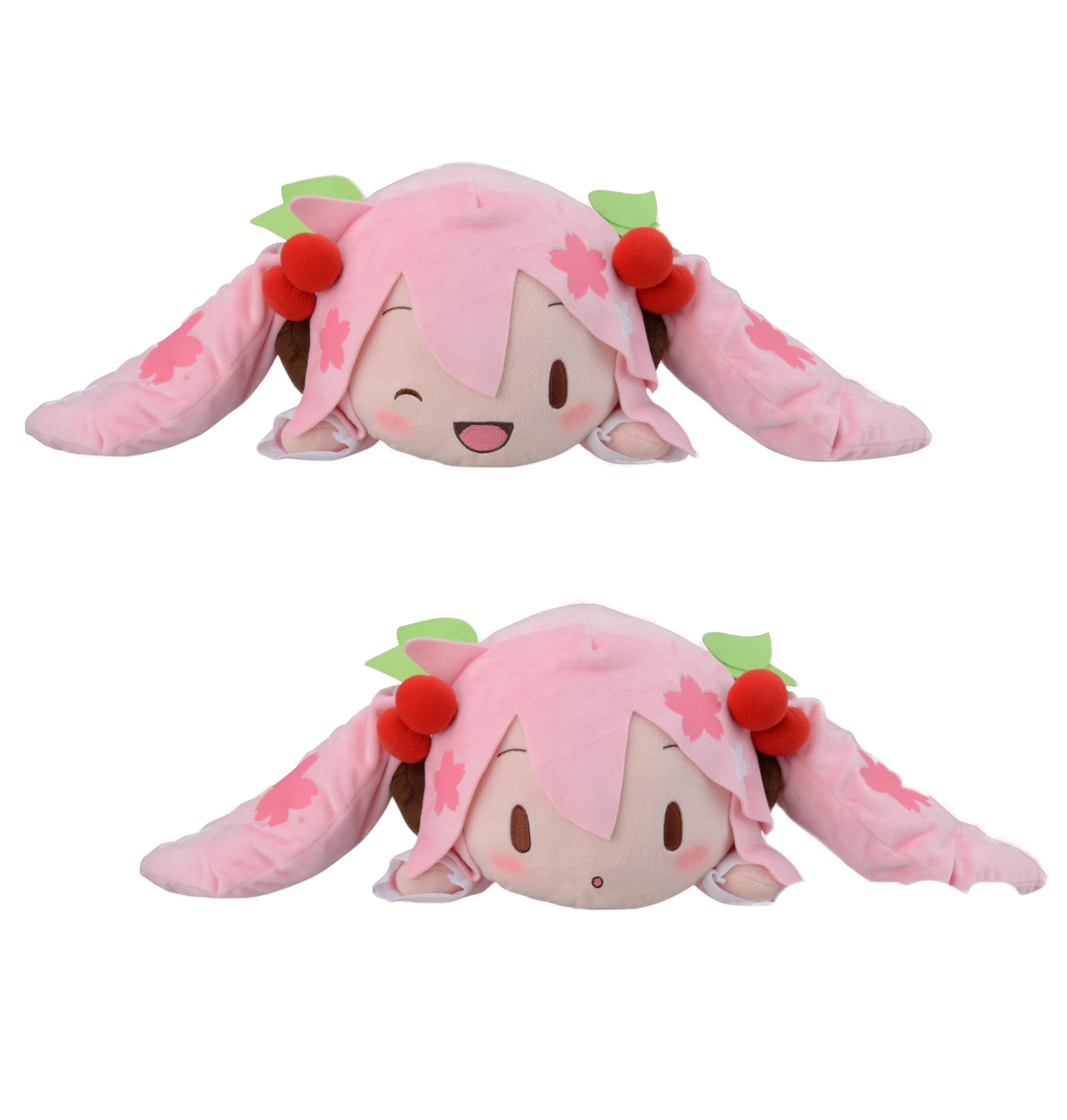 Sakura Miku pouting & Smile Peluches 15 cm Hatsune Miku nesoberi Plush