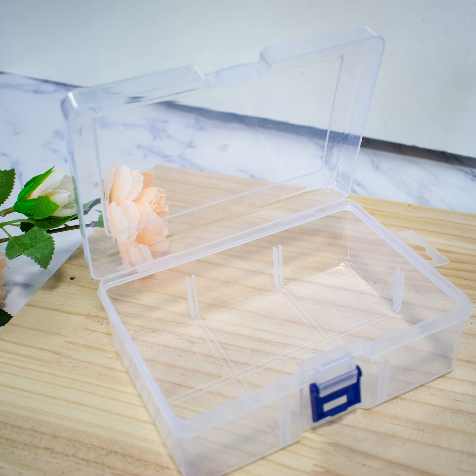 Amazon.co.jp: 14+1パック プラスチック収納ボックス クリア