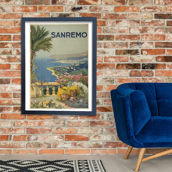 Poster de voyage Sanremo de qualité galerie d'art grand format - 2