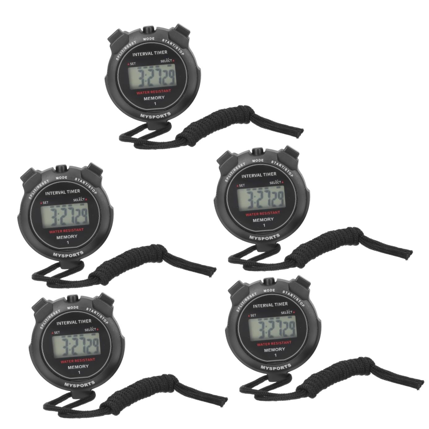 Compte à rebours chronomètre analogique Toddmomy étanche sport abs