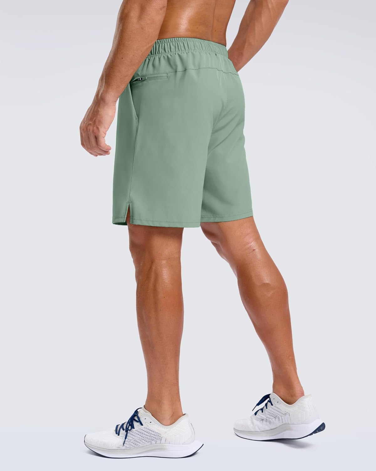 G Gradual Men's Workout Gym Shorts with 2 Zipper Pockets 7"/ 5"/ 9" Quick Dry Athletic Running Basketball Shorts for Men - Image 2