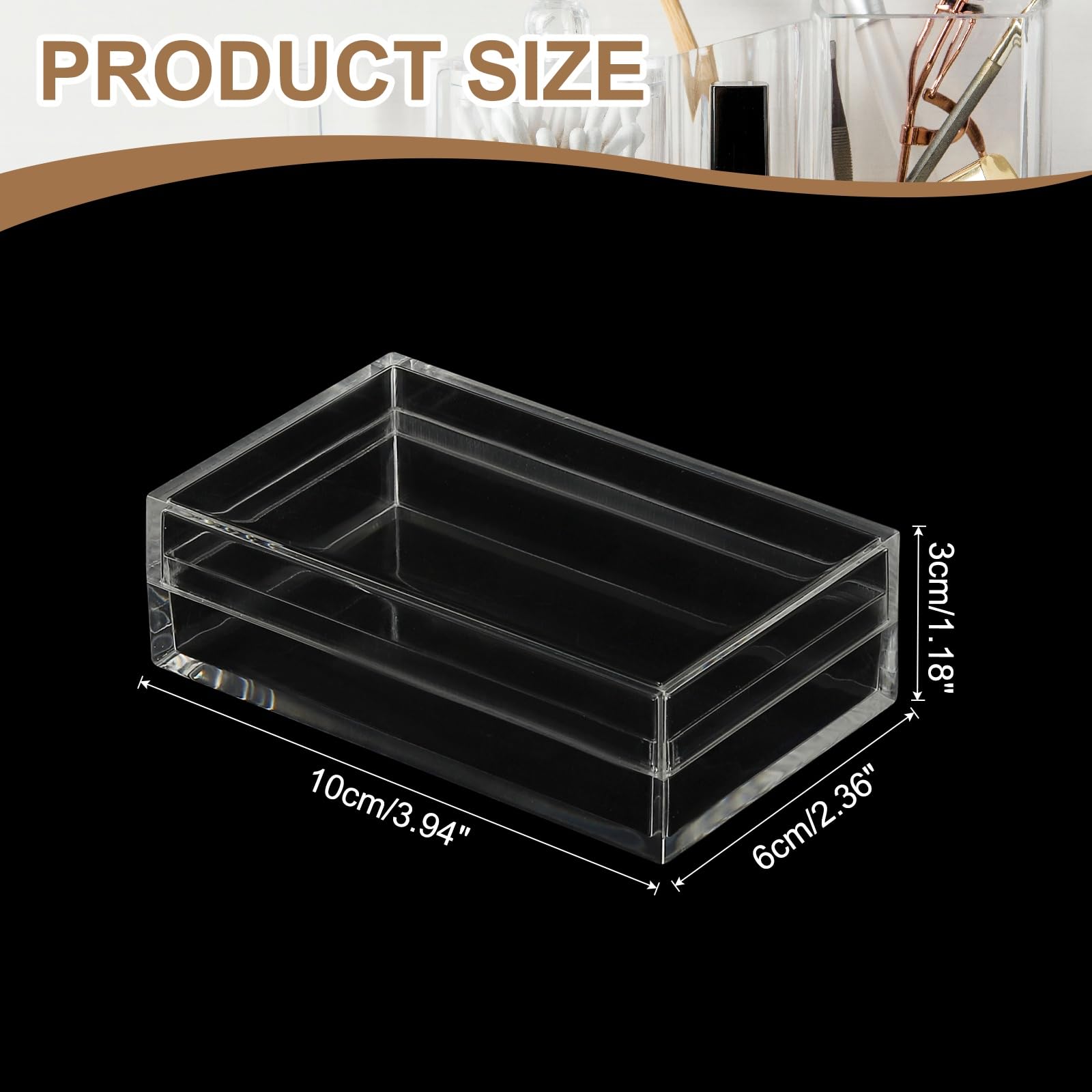 YELARXI Acrylic Box with Lid - Image 2