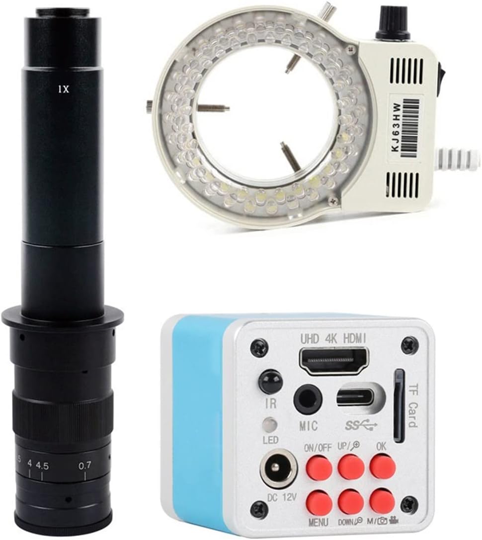 Lab Microscope Replacement Parts Microscope Cameras 4K UHD I_MX334 Digital TF HDMI USB Type-C 3.0 Industrial Electronic Camera for Phone Repair Soldering