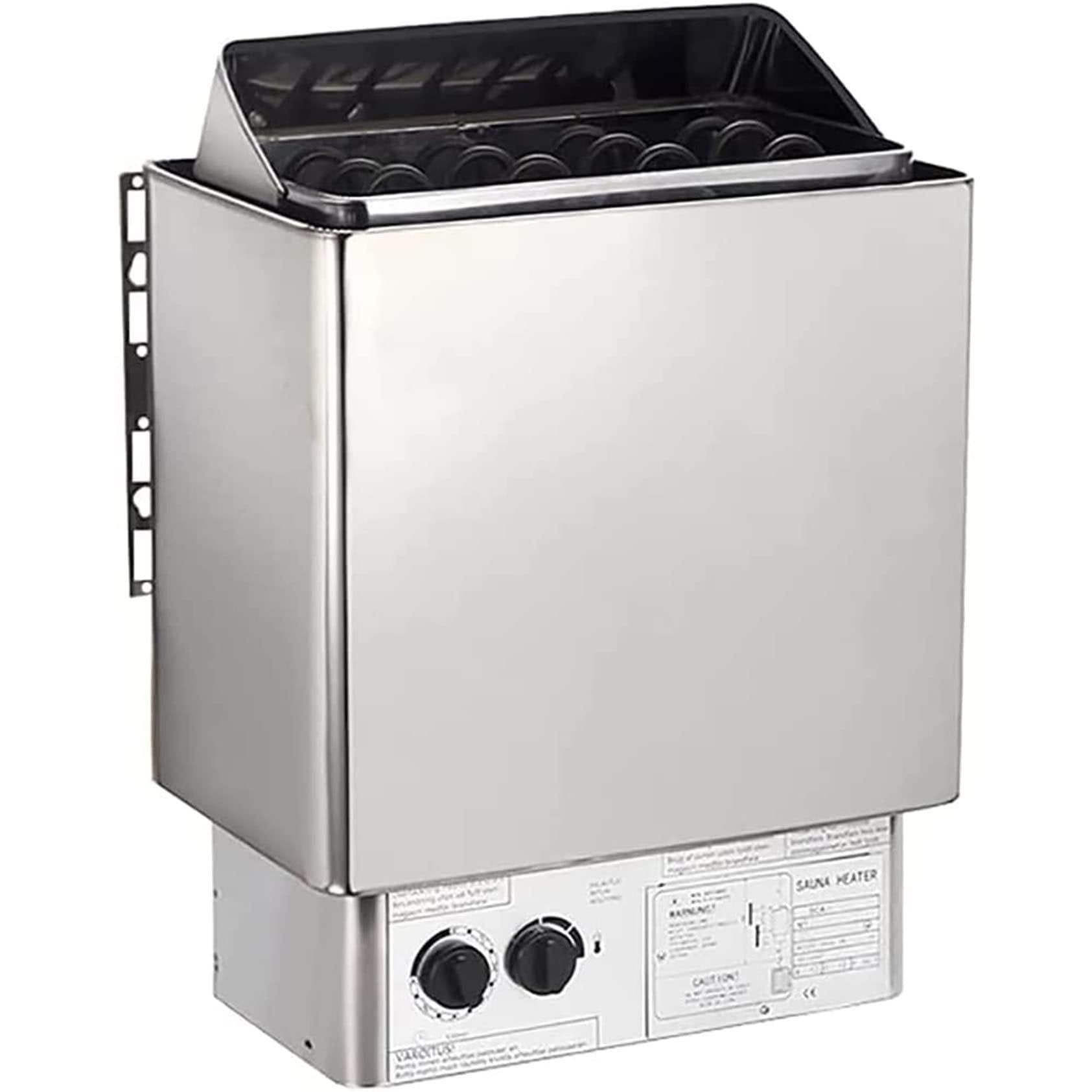 Poêle de sauna électrique 220V 3.5kW en acier inoxydable avec contrôleur interne 2-13 m³