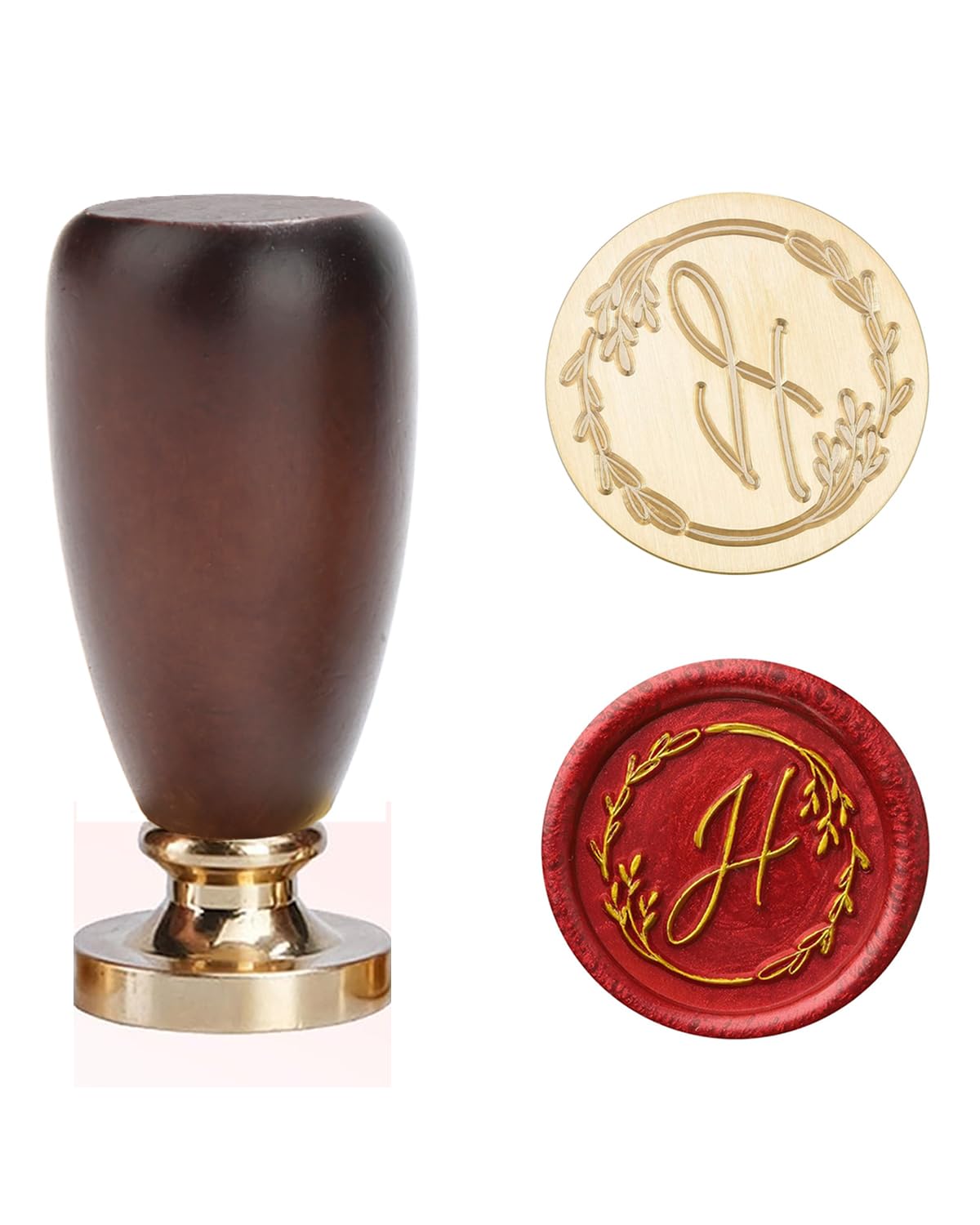 Personalised Wax Seal Stamp Wedding Wax Seal Stamp for Crafts Wedding Invitation Envelopes Wine Decoration Graduation Gifts (Handle6)