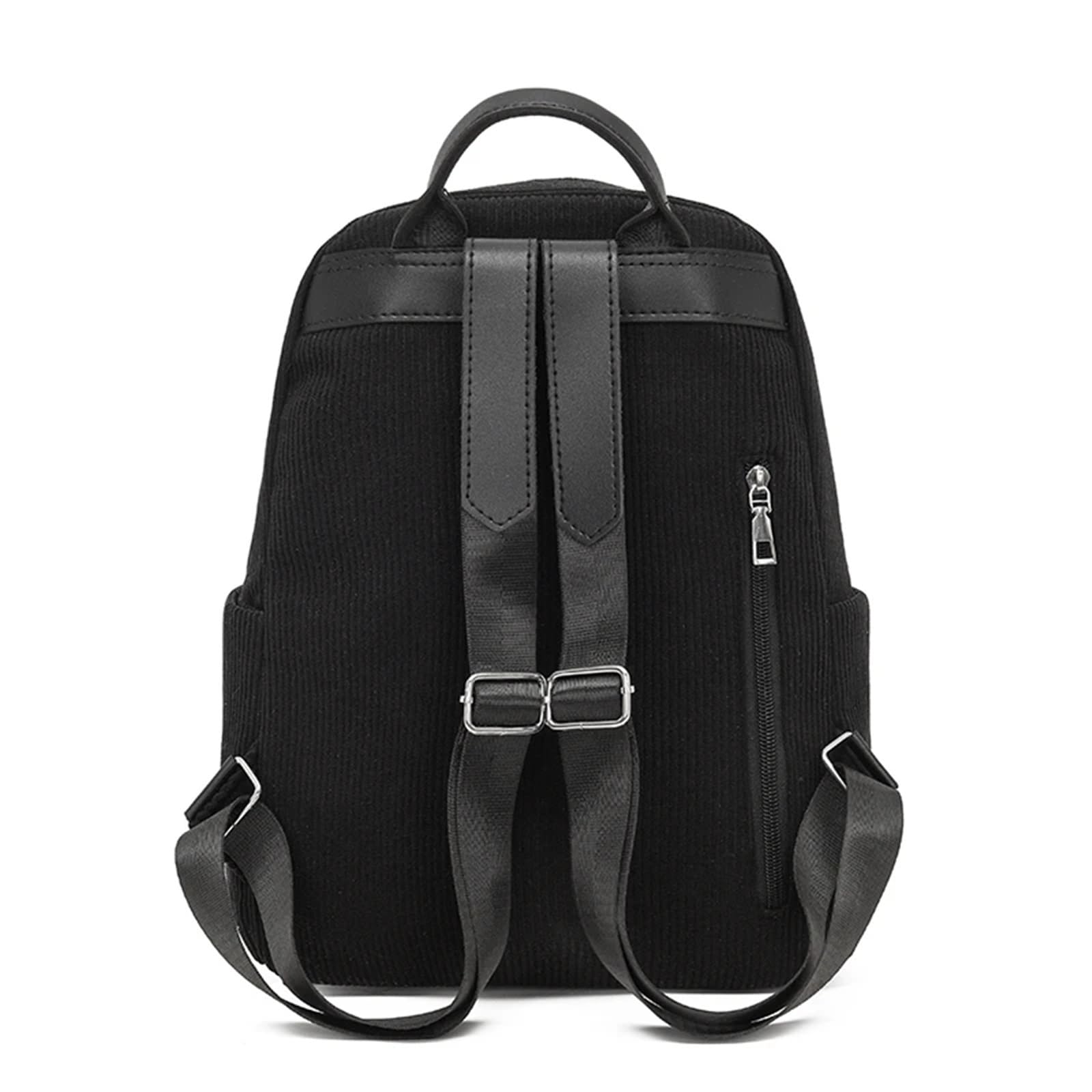 Rucksack Damen Cord-Rucksack mit großem Fassungsvermögen, Unisex-Stil, lässig und leicht, for Studenten, verstellbare Schulter(Orange)