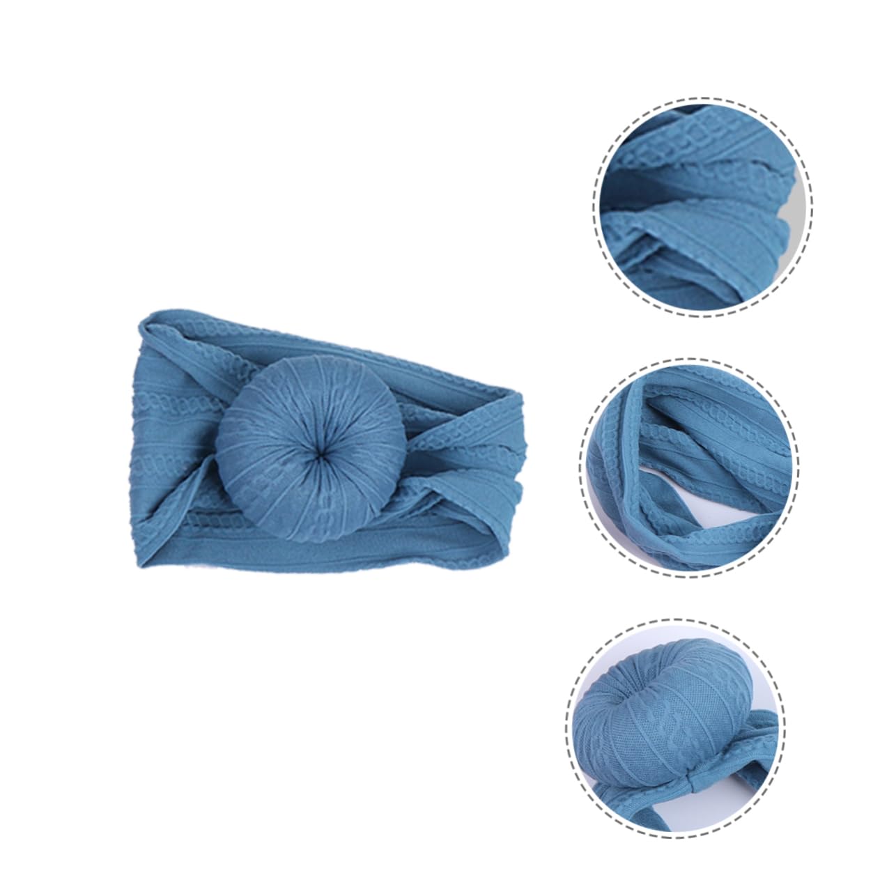 ifundom 18stücke Junge Mädchen Haarschmuck Donut Haarband Für Junge Mädchen Knotenförmige Turbane Farbenfrohe Haarbögen Mintgrün Dunkellila Für Jungen Und