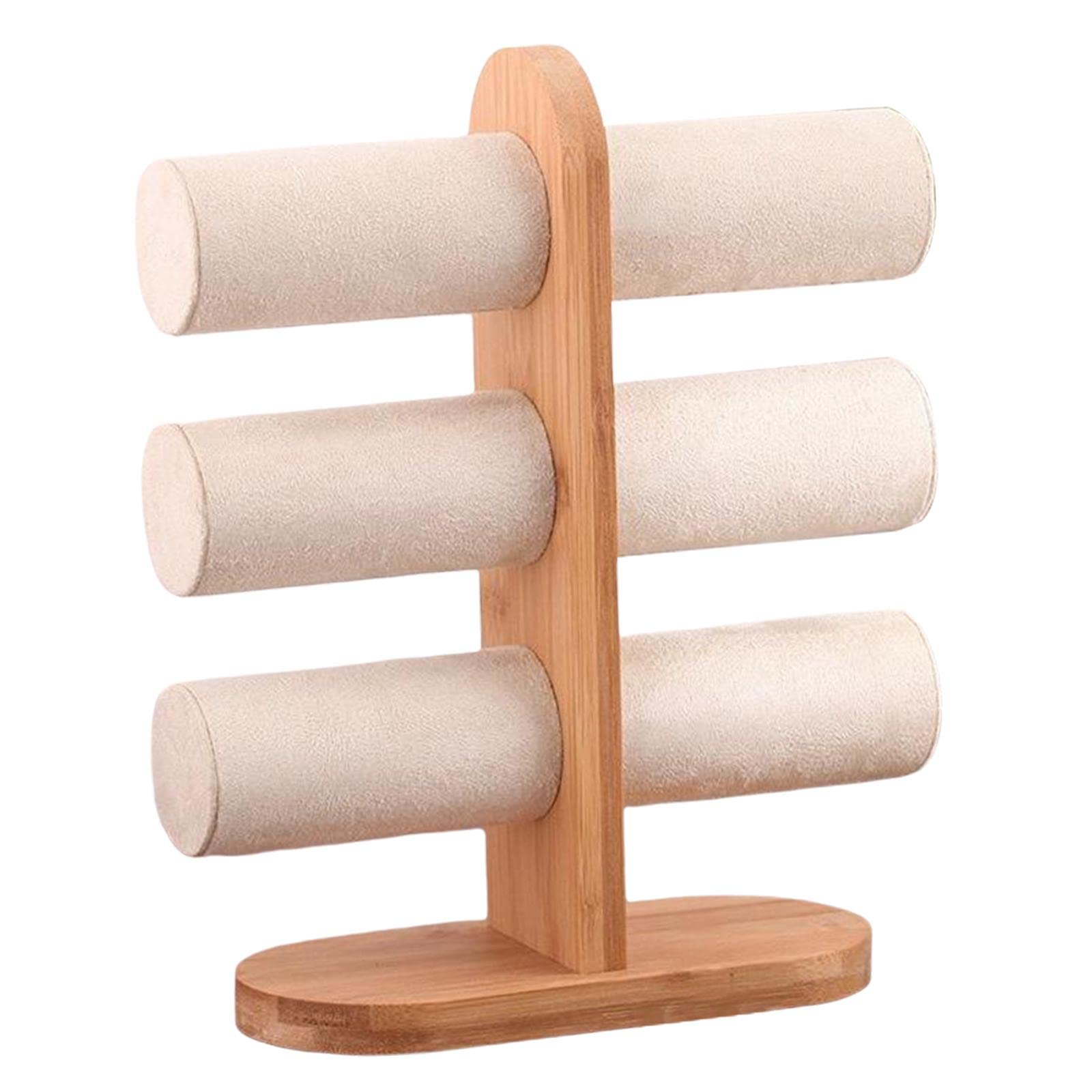 Organisateur de montres pour coiffeuse et présentoir à bijoux beige chic