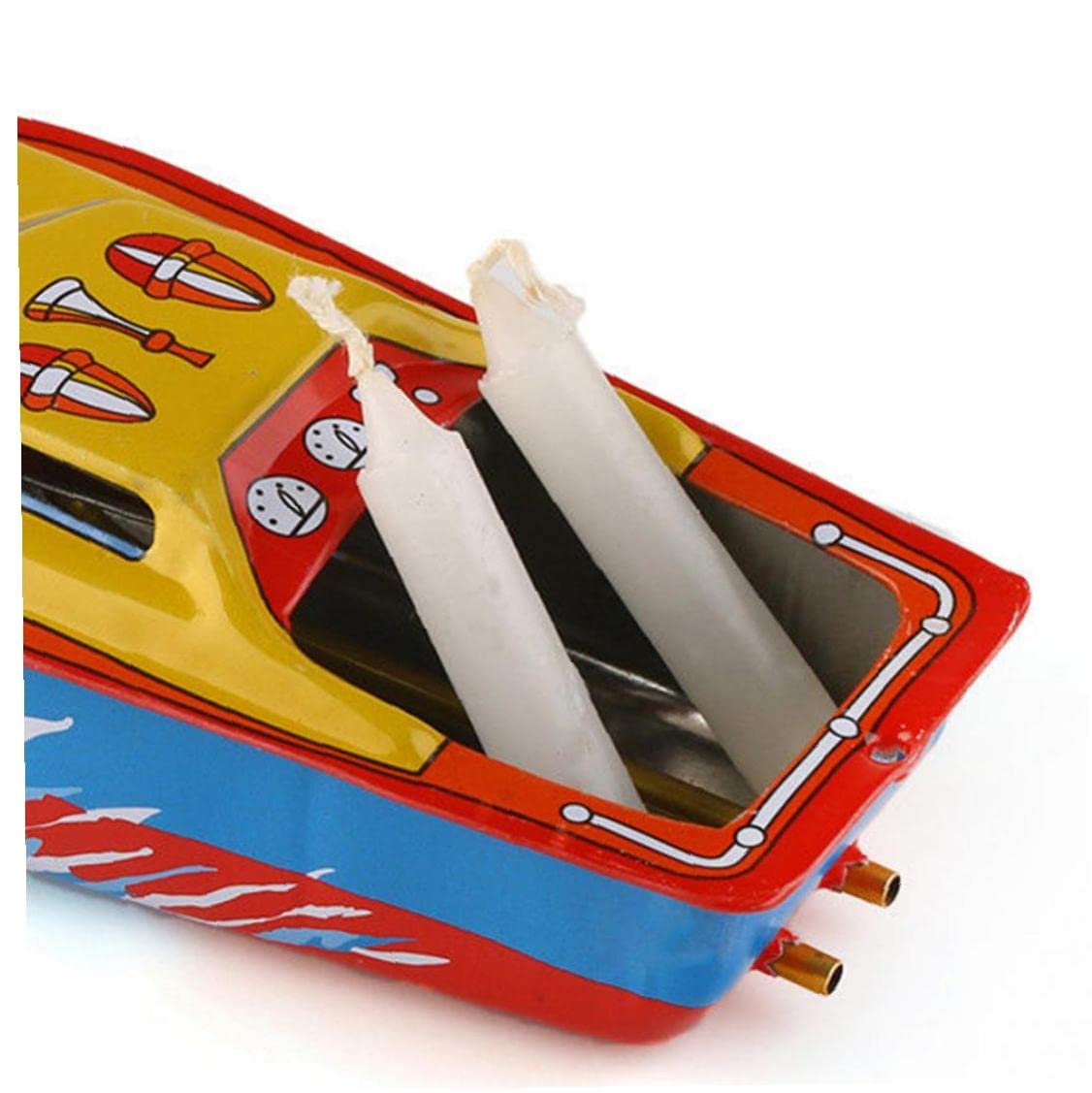 Zonster Vintage Pop-pop Steam Powered Collectable Retro Tin Boat