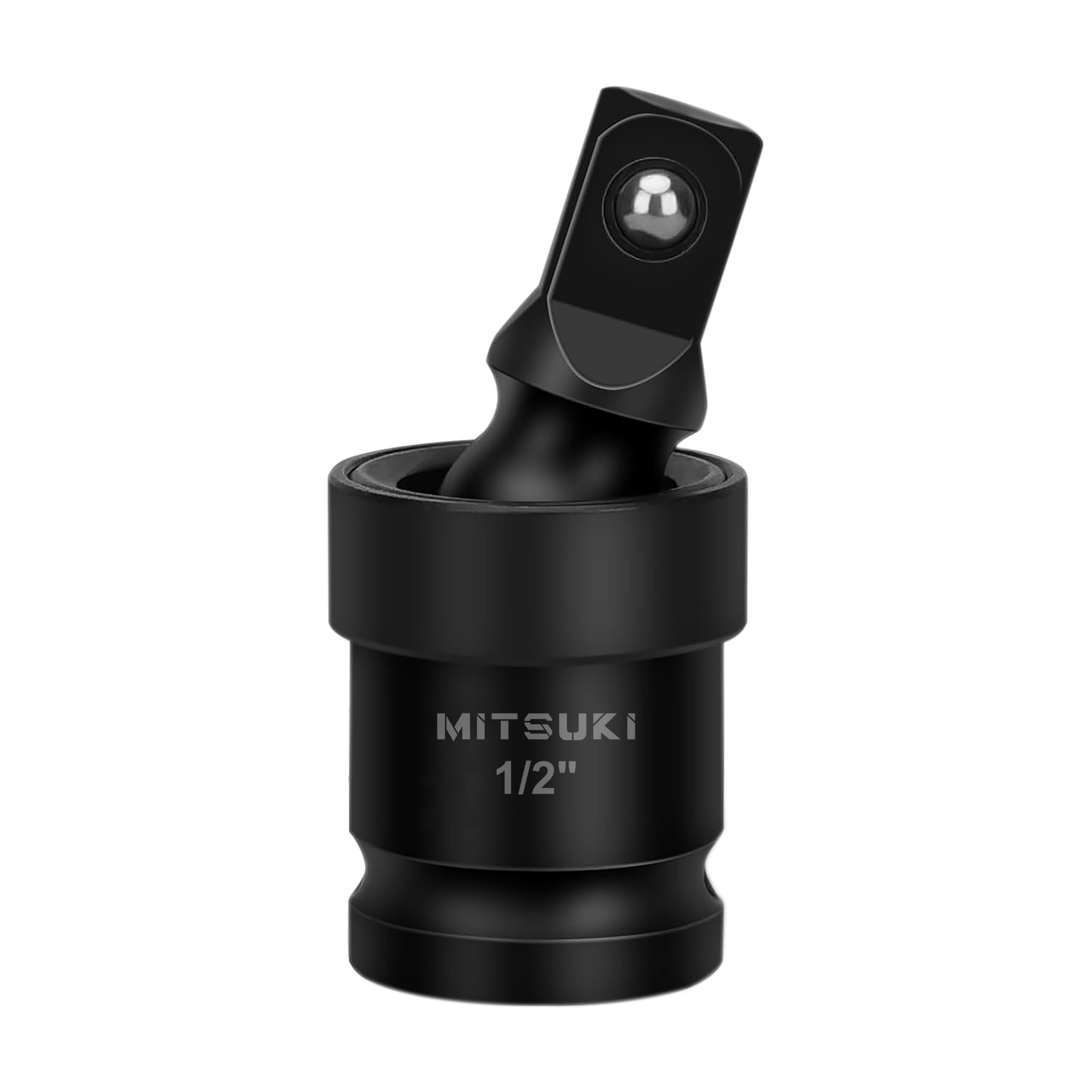 Mitsuki Universal Joint Swivel Socket Adapter 1/2" Driver,U-Joint Drive CR-MO Impact Grad Wobble Socket Wrench Adaptor/Suitable for all 1/2" Impact Wrench and Ratchet Handles/OI-SA55-picture-10