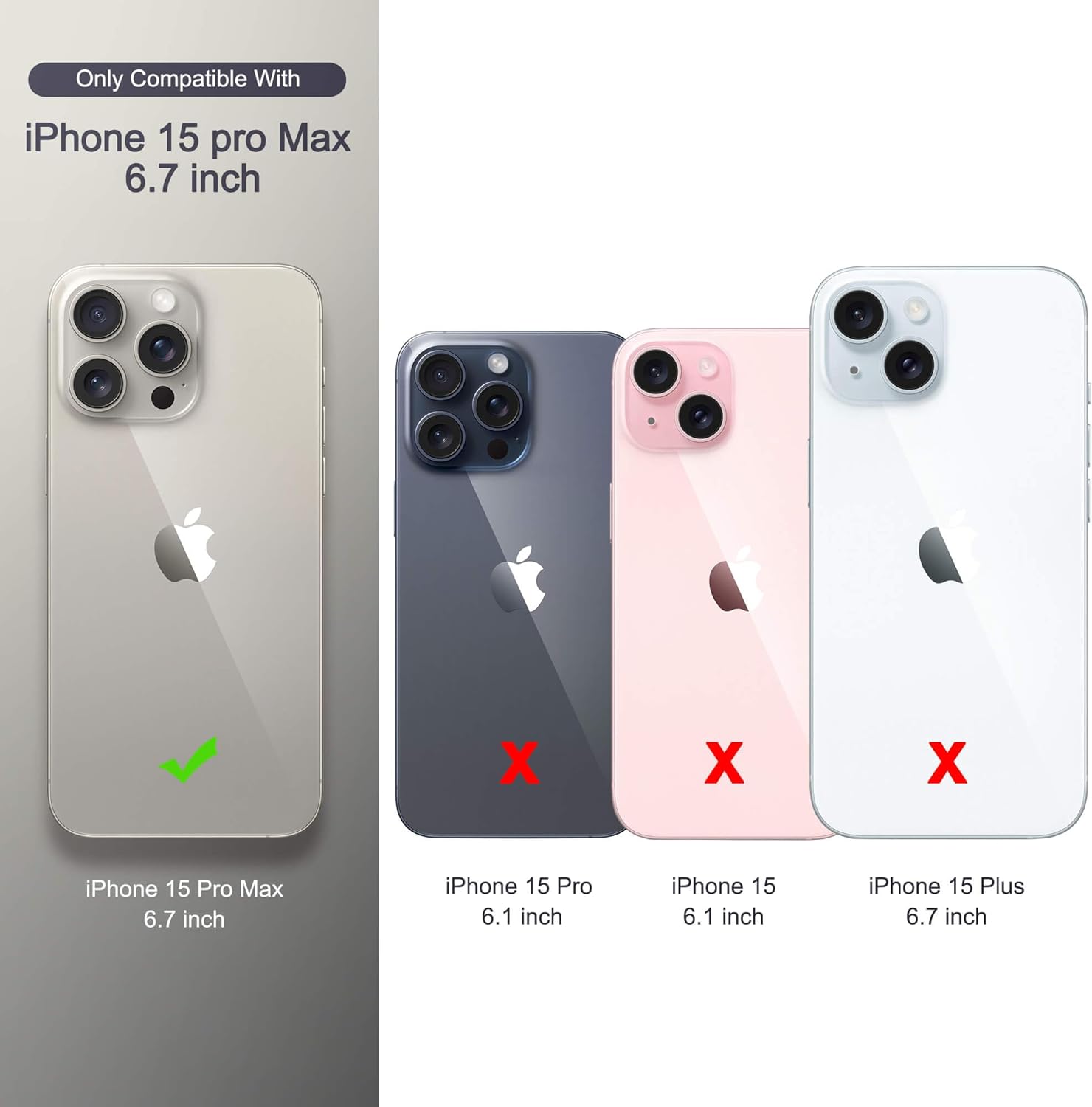 ULAK Compatible with iPhone 15 Pro Max Wallet Case for Women with Card Holder, Design Flower Flip PU Leather Kickstand Shockproof Protective Phone Cover for iPhone 15 Pro Max 6.7'' 2023, Rose Gold - Image 4