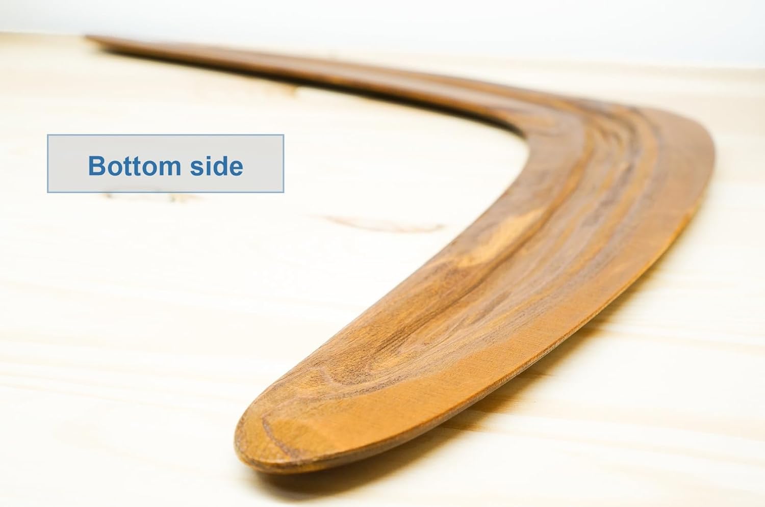 19-inch Handmade Returning Boomerang. Flight-Tested & Easy to Throw. Personalizable with Custom Engraving. Made from Aircraft-Grade Baltic Plywood. Great Gift for Adults.