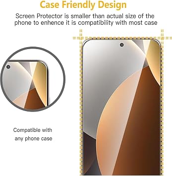 CONSTRAIN - Redmi Note 15 Pro 5G ile Uyumlu Maxi Glass Temperli Cam Ekran Koruyucu