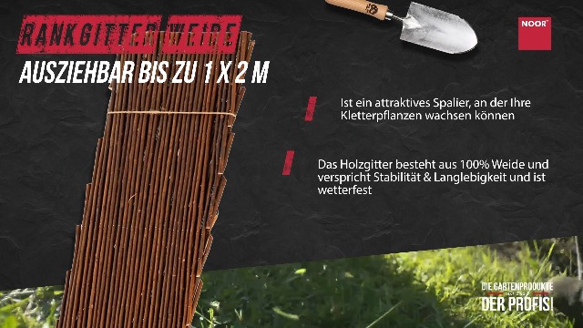 Rankgitter Aus Holz – Ausziehbar & Verstellbar Als Sichtschutz Oder Rankhilfe