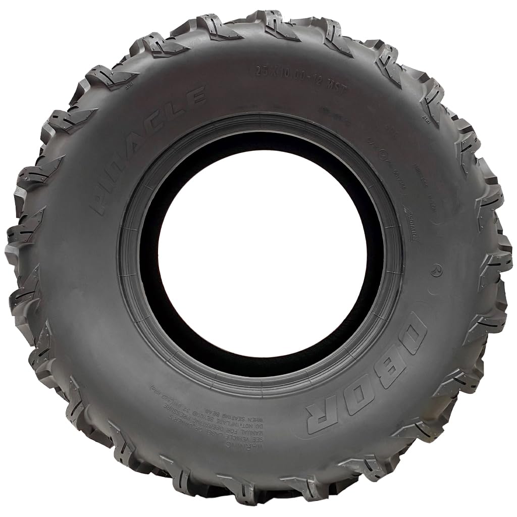 25 x 10.00-12 (255/65-12) 4-lagige ATV-Reifen P3080 OBOR Pinacle Straßenzulassung (4 Stück)