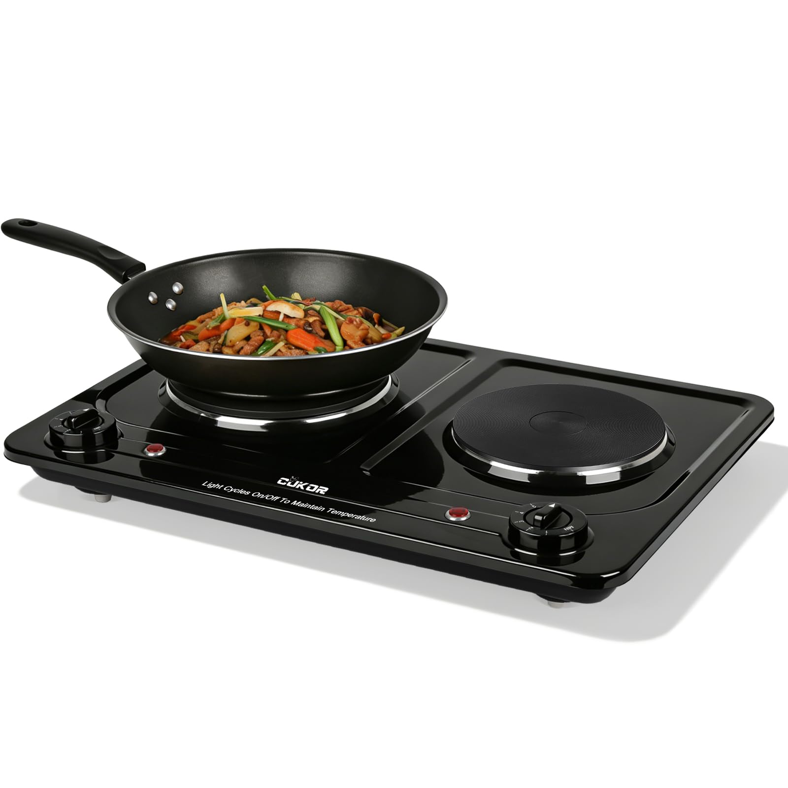 CUKOR Double Burner Electric Hot Plate