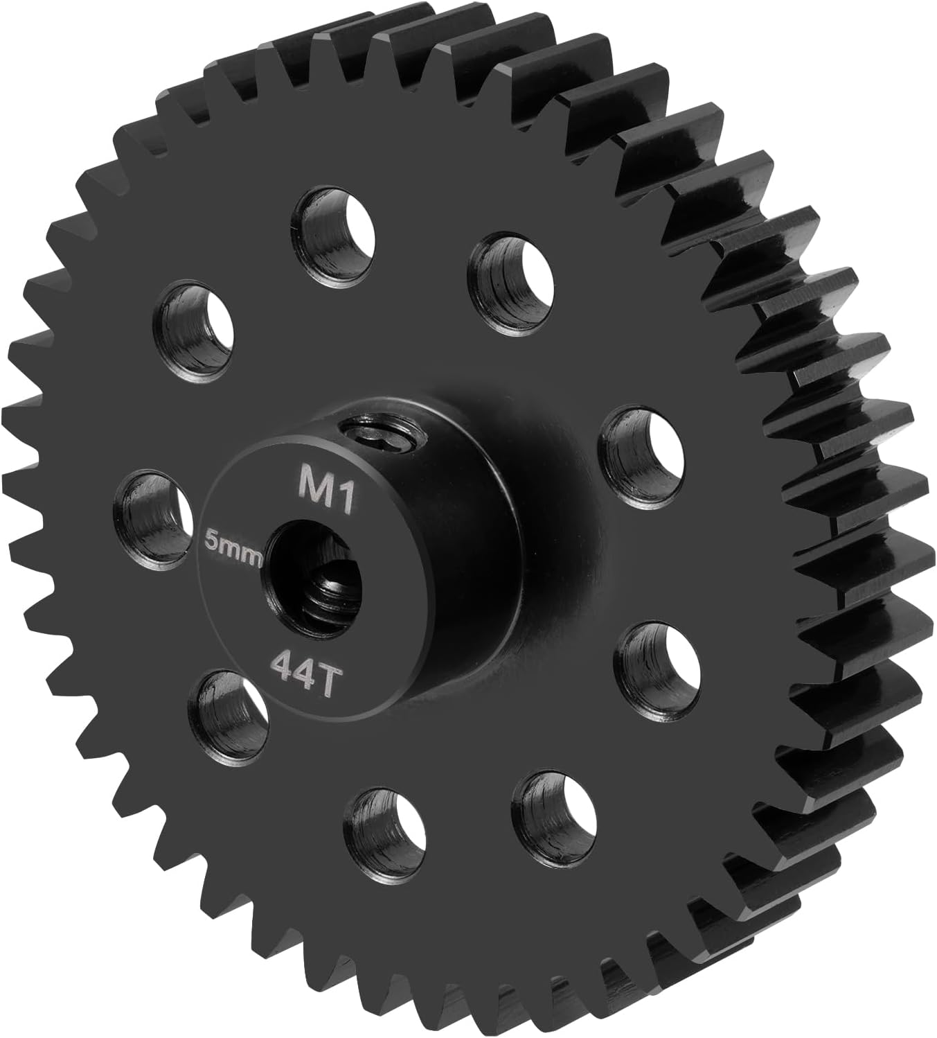 LSG RC Car Gear, Steel M1 Gear 26T 31T 32T 33T 44T 46T 47T 48T 5mm Shaft Motor Gears for 1/8 1/10 RC Brushless Brush Motor Electric Car Truck (48T)