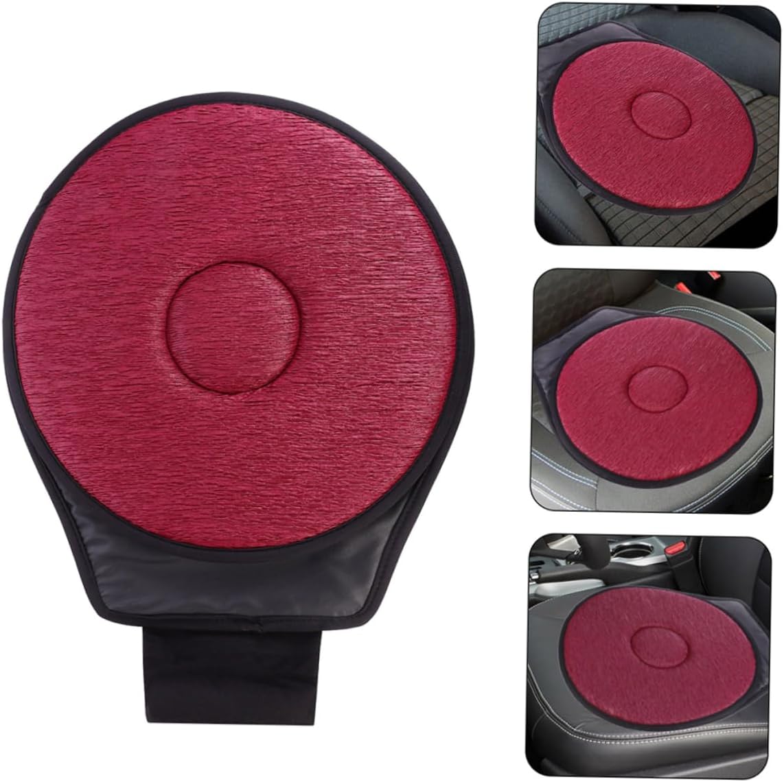 2pcs Swivel Car Seat Cushion Rotating Seat Pad for Elderly Portable and Comfortable