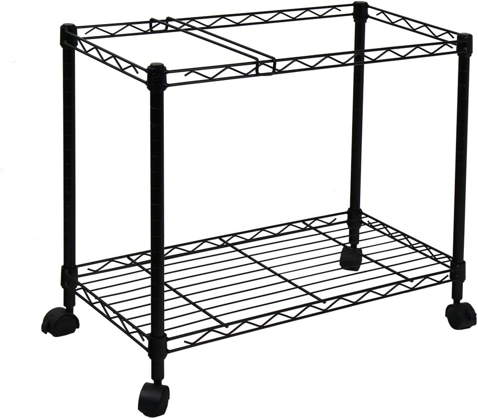 OceanstarFile Cart, Black, 1-(Pack)