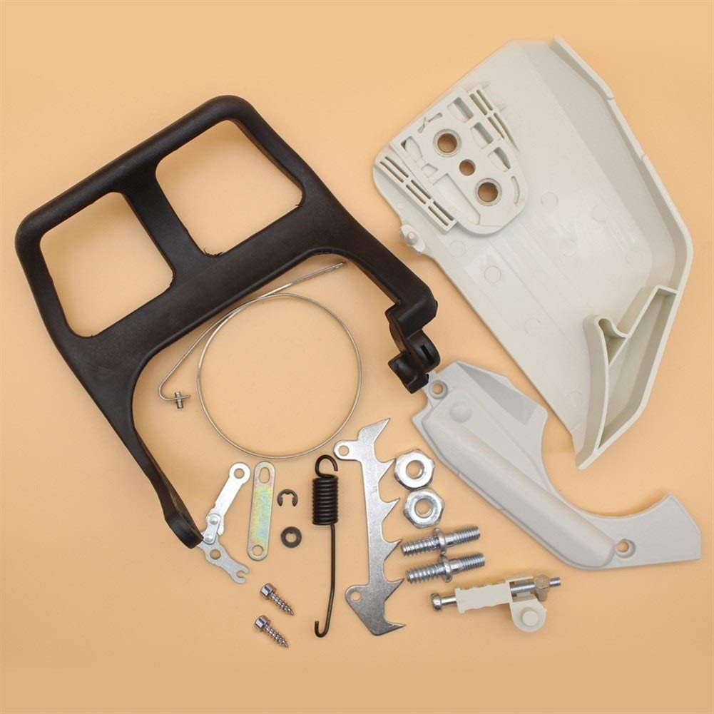 Tiempo Beixi Cadena Banda manija de Freno Palanca de la Tapa del Embrague Tensor Compatible con STIHL MS180 MS170 017 018 Piezas de Repuesto for motosierras