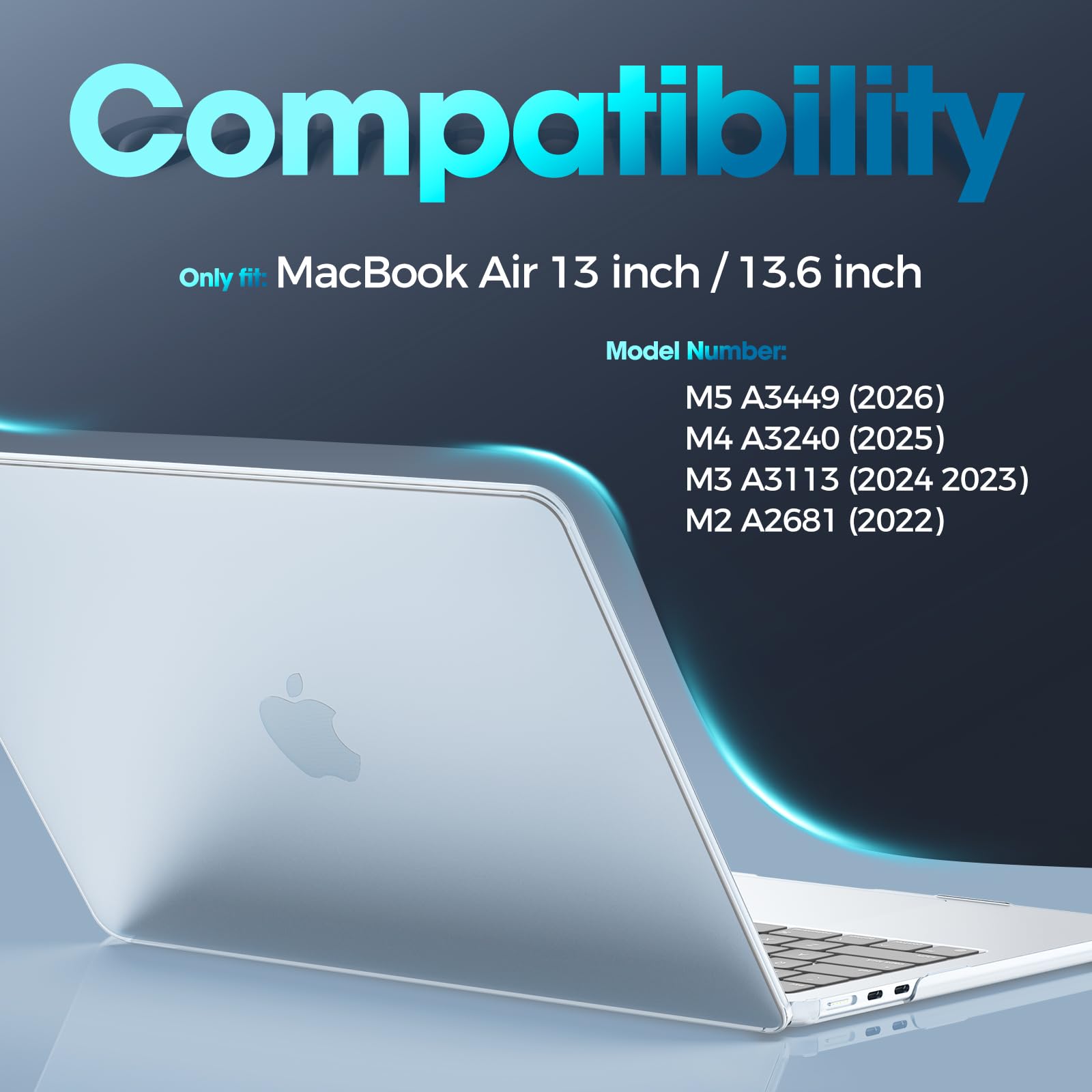 Amazon.co.jp: ProCase MacBook Air ケース 13.6インチ適用 M5 M4 M3