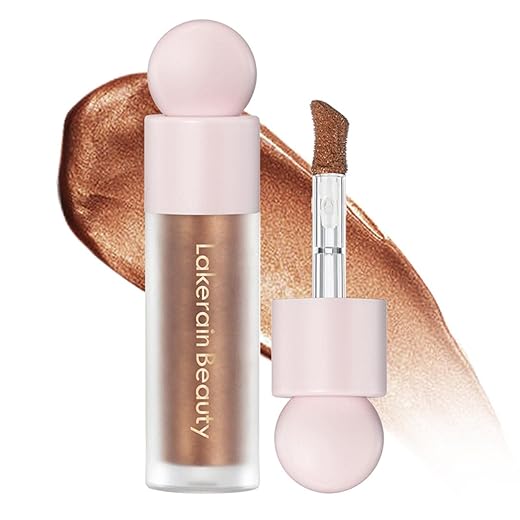 Iluminador de rostro y cuerpo,Iluminador facial con brillo líquido de 2.4 oz | Aceite de brillo de recorte facial de larga duración nacarado impermeable para maquillaje de playa Fowybe