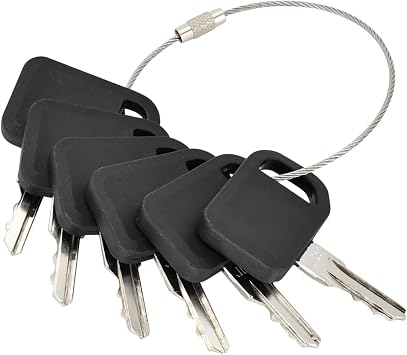 6 Ignition Keys AM131841 For John Deere Gator X400 X500 GT235 GX Series