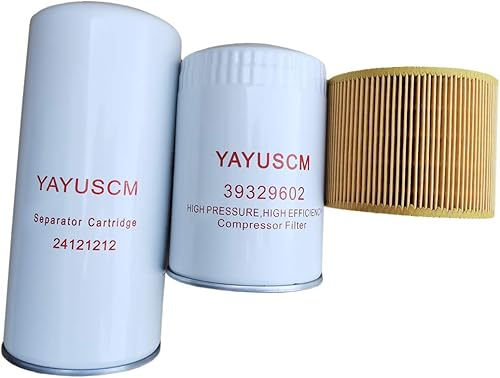 Miniatura 4 de Separador de aceite 24121212 Filtro de aceite 39329602 Filtro de aire 88171913 Kit de filtro, para pieza de repuesto de compresor de aire