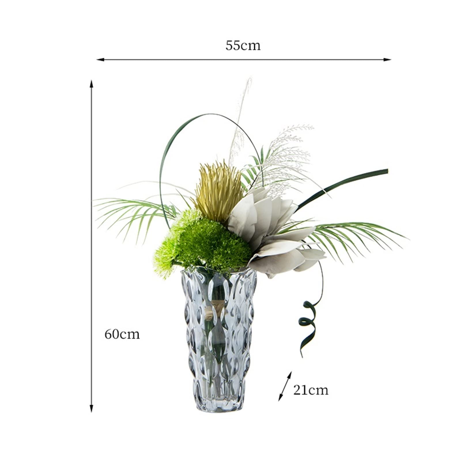 Sztuczny kwiat Stolik kawowy Kompozycje kwiatowe Szklane kwiatowe suszone dekoracje kwiatowe Szafka TV Stół do jadalni Zestaw kombinowany Artificial Flower