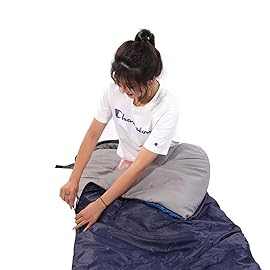 SWTMERRY Sleeping Bag 3 Seasons (Summer, Spring, Fall) Warm & Cool Weather - Lightweight,Waterproof Indoor & Outdoor Use for Camping Hiking, Backpacking and Survival (Navy Blue)