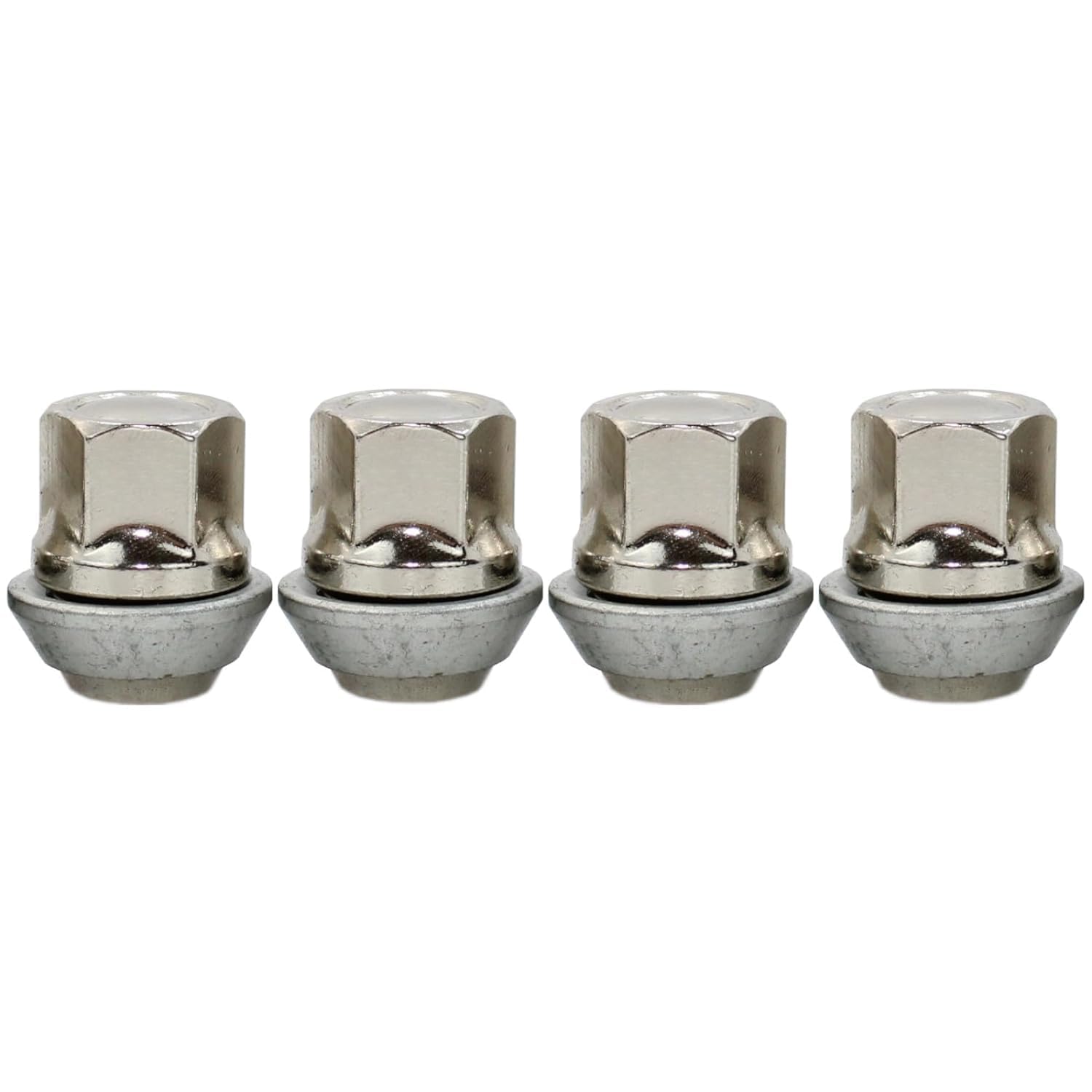 Raheem 1366029 Lot de 4 écrous de roue en alliage M12 x 1,5 mm en acier inoxydable pour Ford Fiesta Focus Mondeo Fusion C-Max Kuga Transit Connect Escort Puma Volvo C30 S40 V40 V50 C70 81EB1K024AB