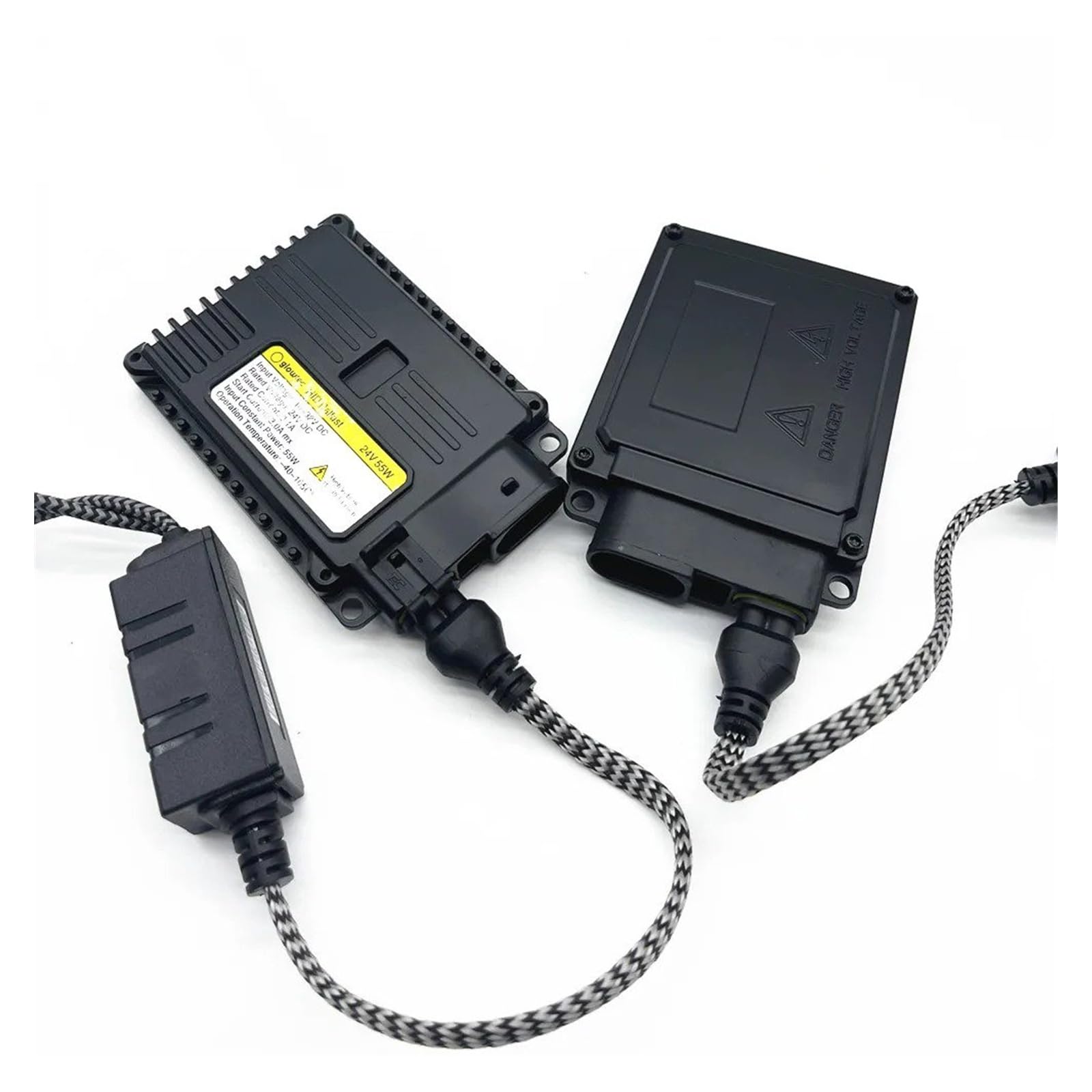 Kit DE XENÓN HID Faro 24V 55W LATRE Delgado Luz Camión H7 H3 H8 H9 H11 9006 6000K 4300K ​​8000K Lastre Hid(12000K,H7)