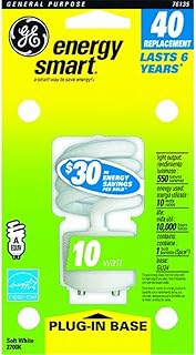 GE 76135 Energy Smart 10-Watt Spiral Compact Fluorescent Bulb