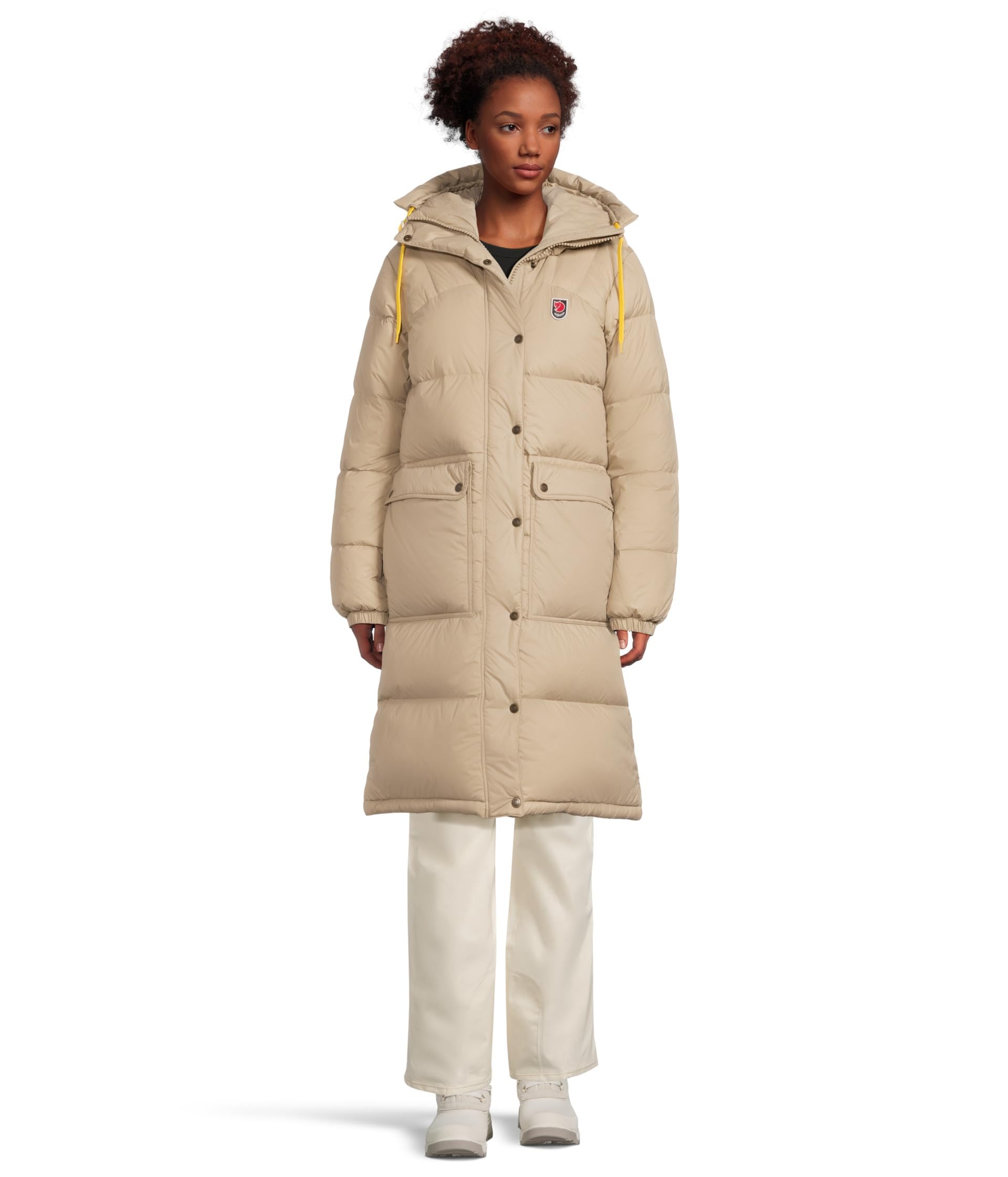 Fjällräven Women's Expedition Long Down Parka W, Fossil, M, fossil, M