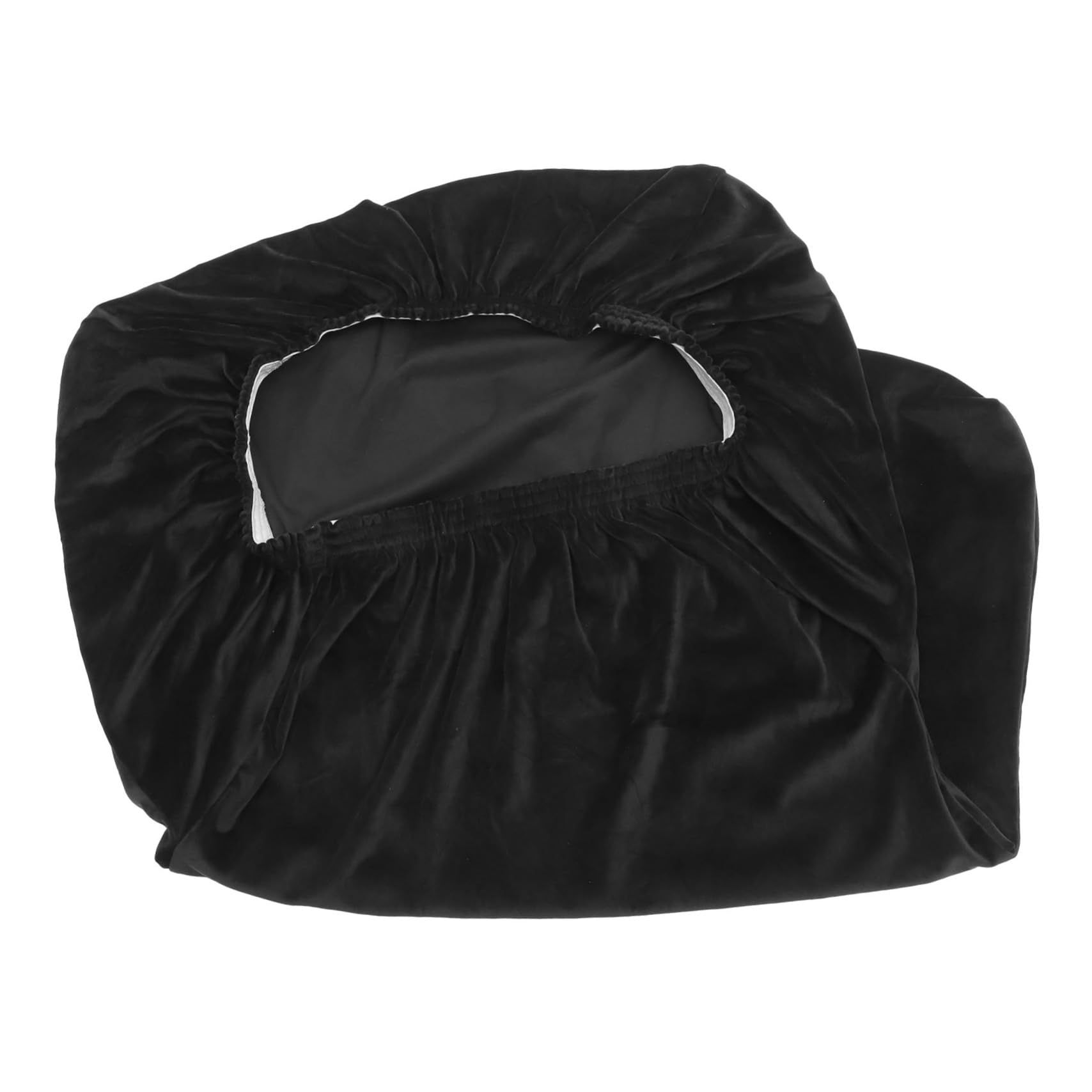 Housse de chaise velours extensible pour modèle sans accoudoirs lavable