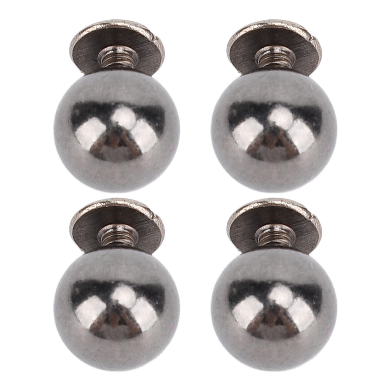 Kit de remaches para cuero, Kit de tornillos y remaches cuero, 50 Uds., 8mm, hierro Multicolor for ropa artesanal(Gray)