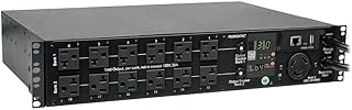 Tripp Lite PDUMH30ATNET PDU Switched ATS 120V 30A 24 5-15/20R 1 L5-30R 2URM (Black)