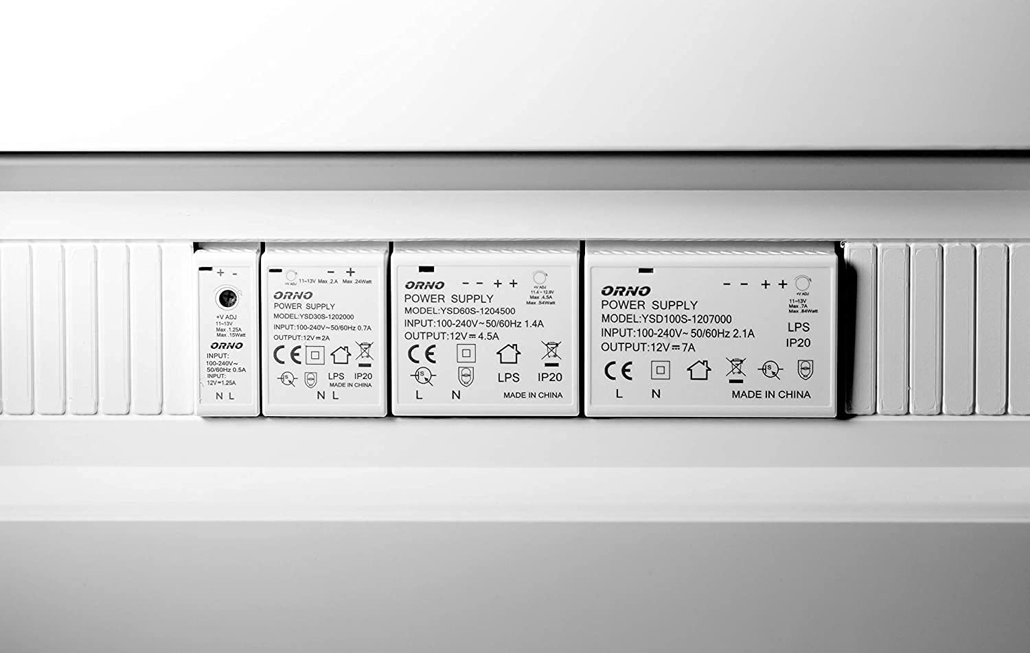 ORNO PSU-1643 Zasilacz na Szynę DIN TH35 12VDC / 2A / 24W Szerokość 2 Moduły