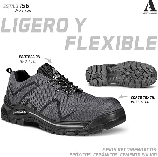 Armada X-Port Tenis de Seguridad Industrial 100% Dieléctrico - Excelente  Sustituto de Botas de Trabajo Hombre Tipo Tennis Ultra Ligero para la  Reducción de Fatiga en una jornada de Larga Duración : Amazon.com.mx: Ropa,  Zapatos y Accesorios